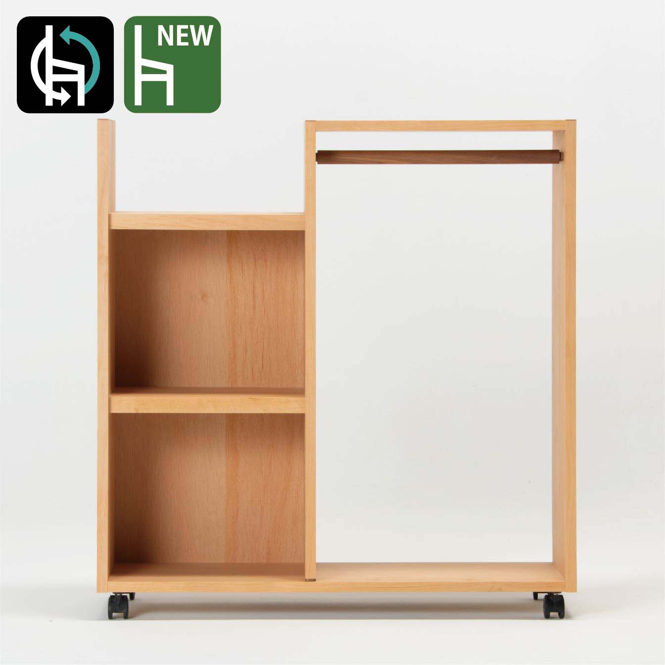 ハンの木の家具（ハンガーラック）／Hanger Rack：定額2年契約